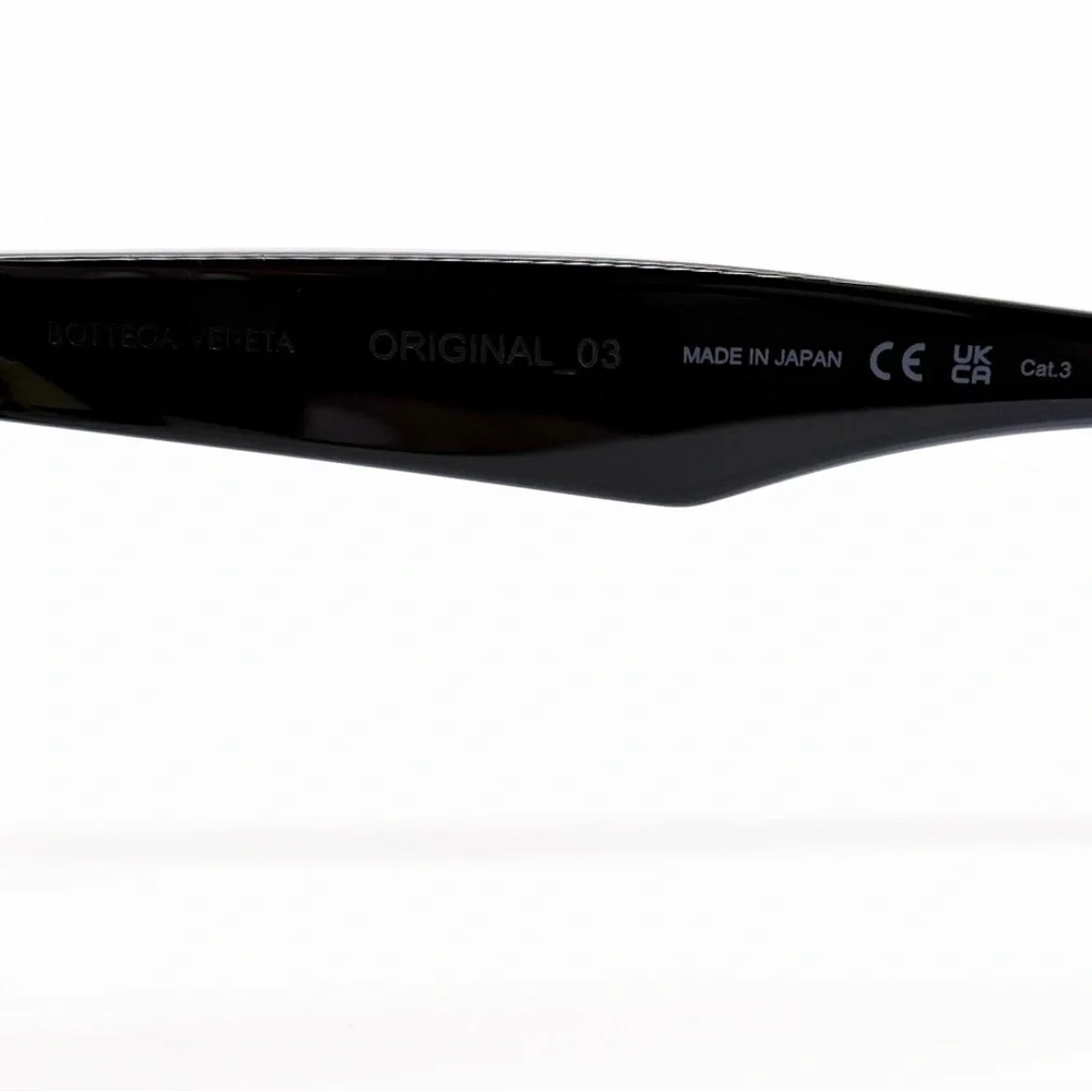 NEW BOTTEGA VENETA BV1003S 001 SQUARE BLACK GREY UNISEX SUNGLASSES